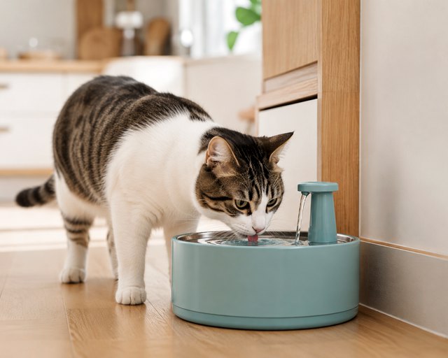 Cat feeding and water