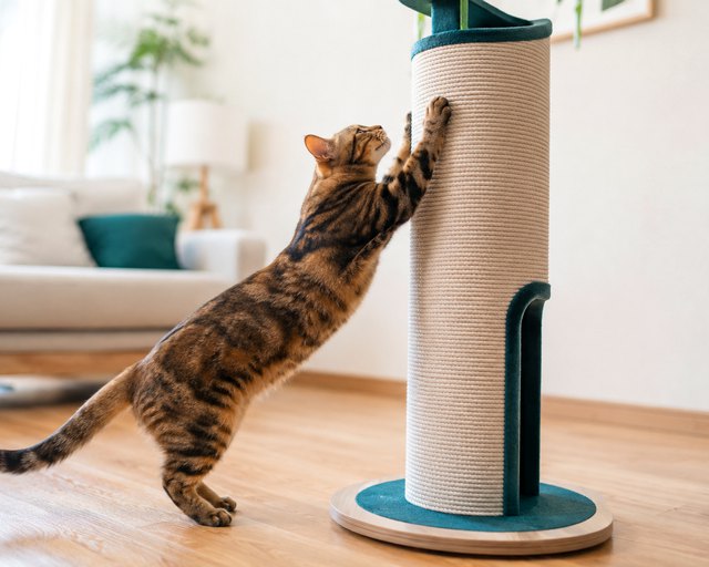 Cat scratching and furniture